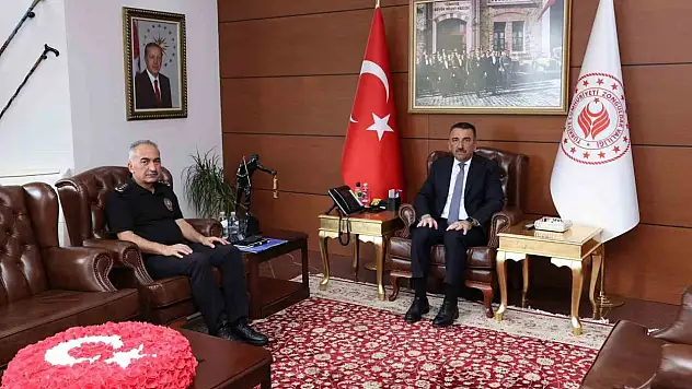 Emniyet Müdürü Kaba'dan Vali Hacıbektaşoğlu'na ziyaret