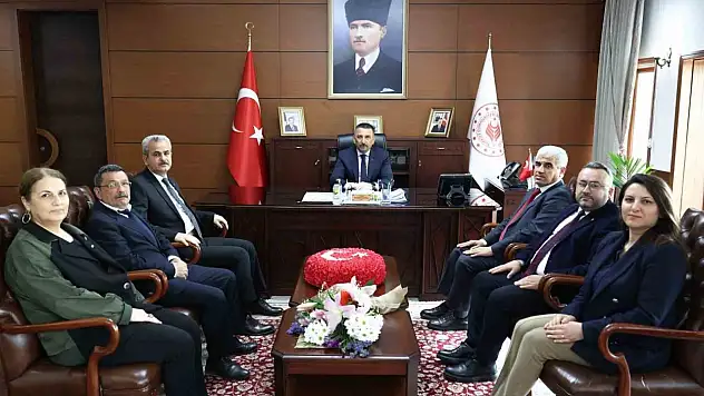 Zonguldak SGK Heyetinden Vali Hacıbektaşoğlu'na Ziyaret