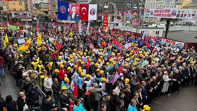 Zonguldak'ta 1 Mayıs Coşkuyla Kutlandı