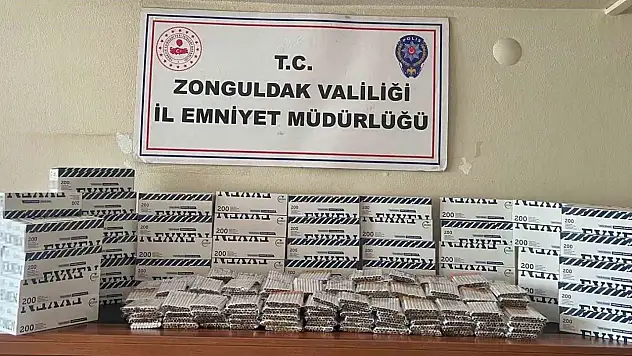 Zonguldak'ta 24 Bin Adet Makaron Ele Geçirildi