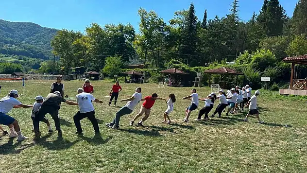 Zonguldak'ta aile kampı heyecanı yaşandı