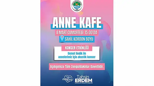 Zonguldak'ta Anne Kafe Açılıyor!