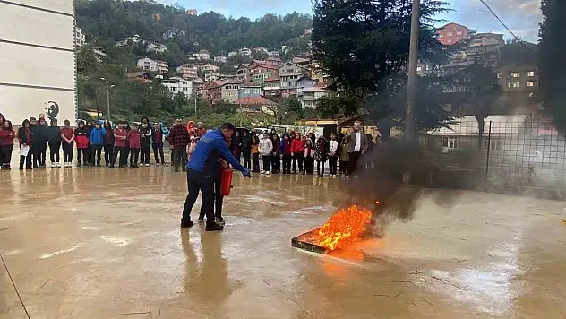 Zonguldak'ta Deprem Ve Yangın Tatbikatı