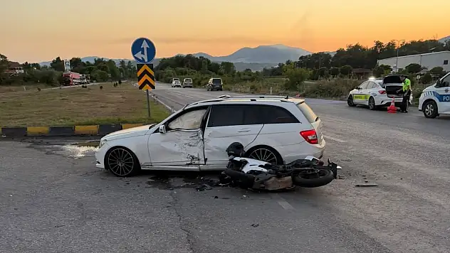 Zonguldak'ta kazada motosiklet sürücüsü hayatını kaybetti