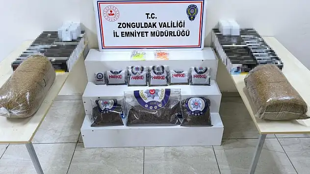 Zonguldak'ta Narkotik Operasyonda 8 Şüpheli Yakalandı