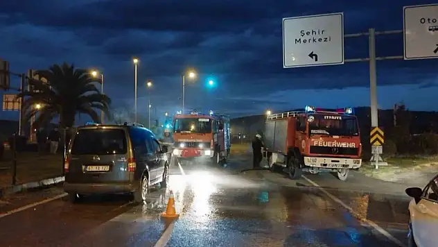 Zonguldak'ta Otomobil Alevlere Teslim Oldu