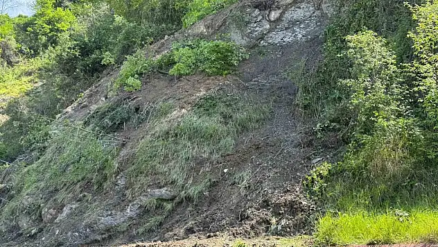 Zonguldak'ta Şehirlerarası Terminalde Heyelan