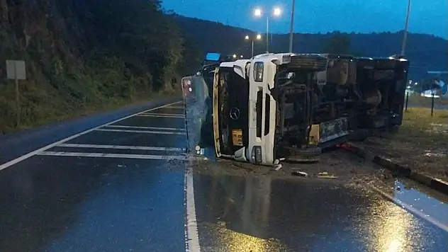Zonguldak'ta Trafik Kazası: 1 Yaralı