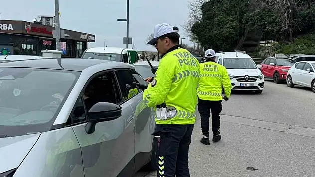Zonguldak'ta Trafik Polislerinden Denetim