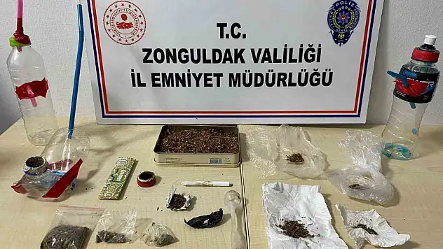 Zonguldak'ta Uyuşturucu Operasyonunda 2 Tutuklama