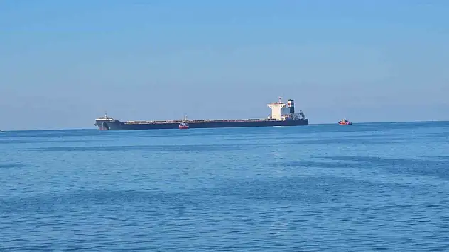 Zonguldak'ta Yük Gemisi Karaya Oturdu
