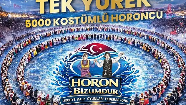 Zonguldak'tan Guinnes rekoruna büyük destek 5 bin kişi aynı anda horon tepecek