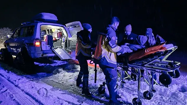 Paletli Ambulans ile 72 Yaşındaki Hastaya Ulaştılar