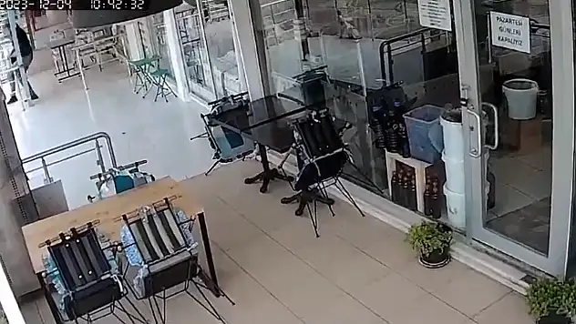 Deprem Anı Kamerada