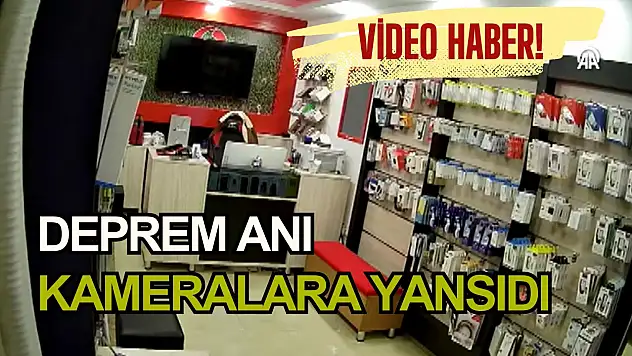 Malatya'da Meydana Gelen Deprem Anı Kameralara Yansıdı