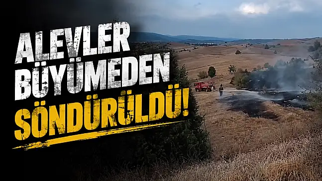 Alevler Büyümeden Söndürüldü!