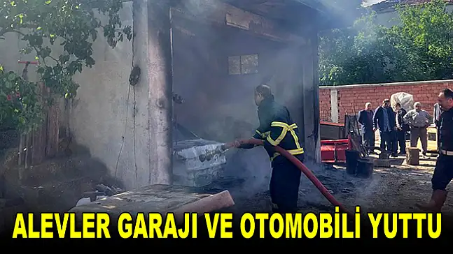 ALEVLER GARAJI VE OTOMOBİLİ YUTTU
