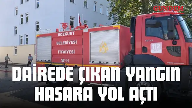 Dairede Çıkan Yangın Hasara Yol Açtı
