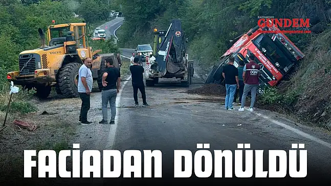 Doğanyurt Yolunda Faciadan Dönüldü