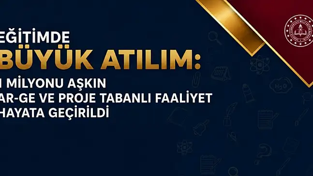 Eğitimde 1 Milyonu Aşkın Proje Hayata Geçirildi