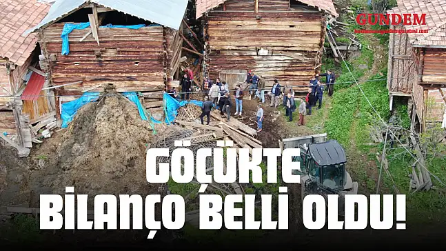 Göçükte Bilanço Belli Oldu: 1 Kişi Hayatını Kaybetti, 94 Hayvan Telef Oldu