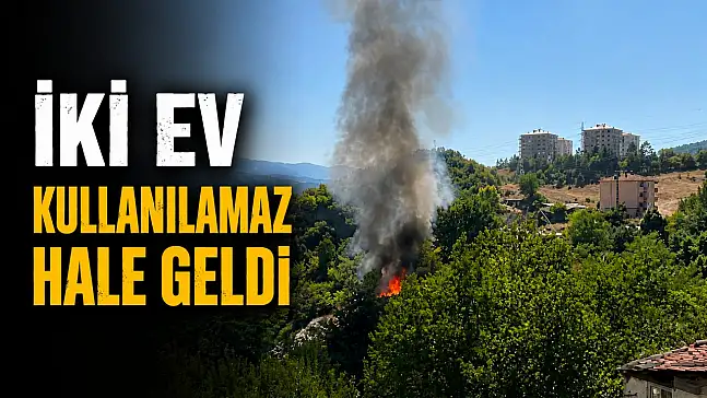 İki Ev Kullanılamaz Hale Geldi