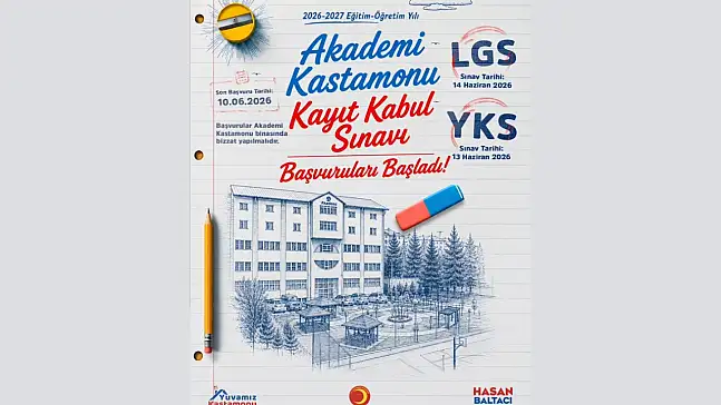 Kastamonu Belediyesi Duyurdu: Akademi Kastamonu Başvuruları Başladı