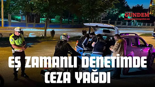 Kastamonu'da Eş Zamanlı Denetim: Ceza Yağdı
