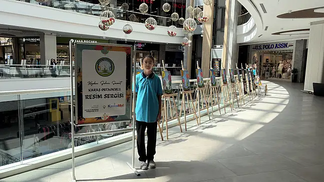 Köy Okulu Öğrencileri Hayallerini Tuvale Yansıttı