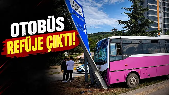 Otobüs Refüje Çıktı!