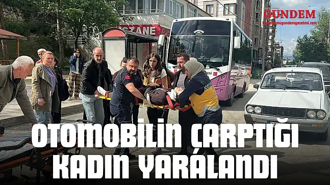 Otomobilin Çarptığı Kadın Yaralandı