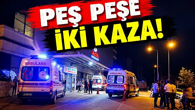 Peş Peşe İki Kaza!