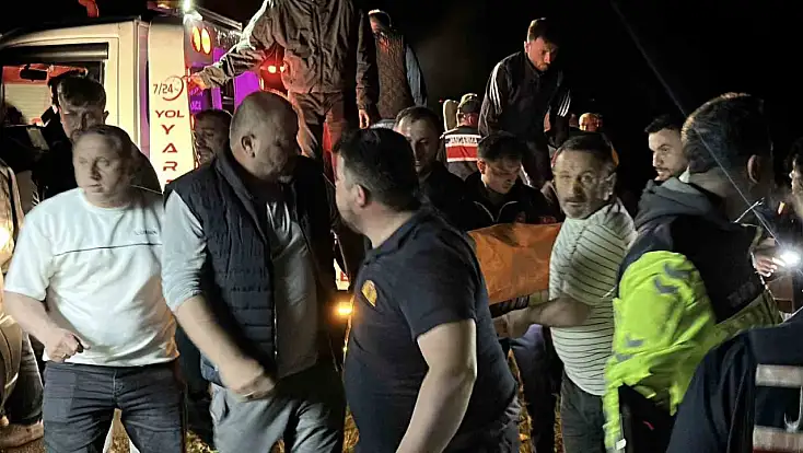UÇURUMA YUVARLANDI: 1 ÖLÜ, 3 YARALI