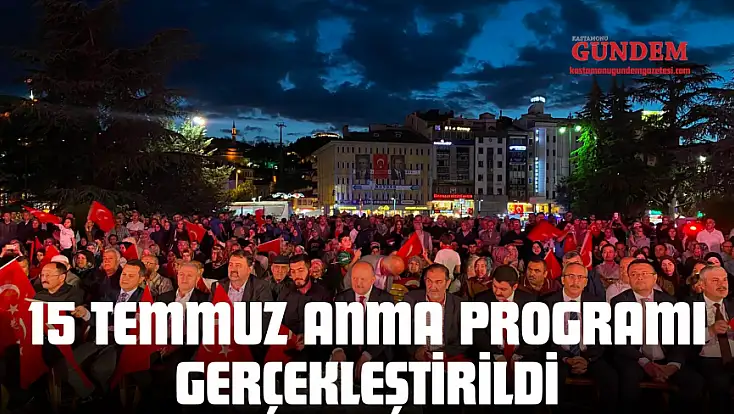 15 Temmuz Anma Programı Cumhuriyet Meydanı’nda Gerçekleştirildi