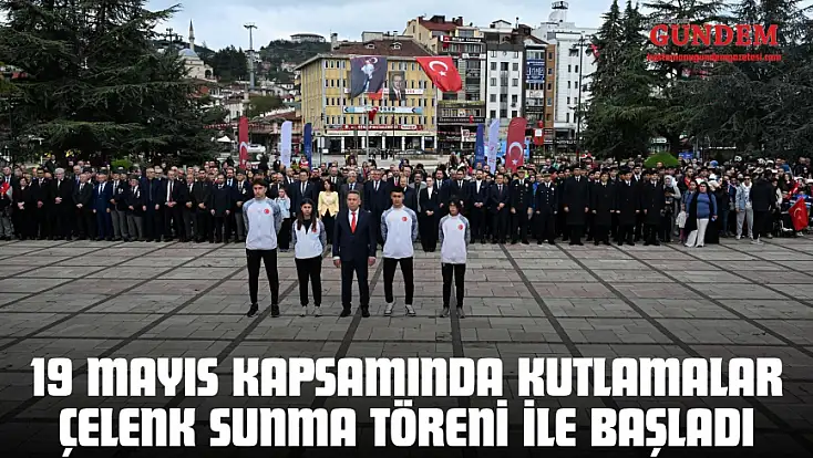 19 Mayıs Kapsamında Kutlamalar Çelenk Sunma Töreni İle Başladı