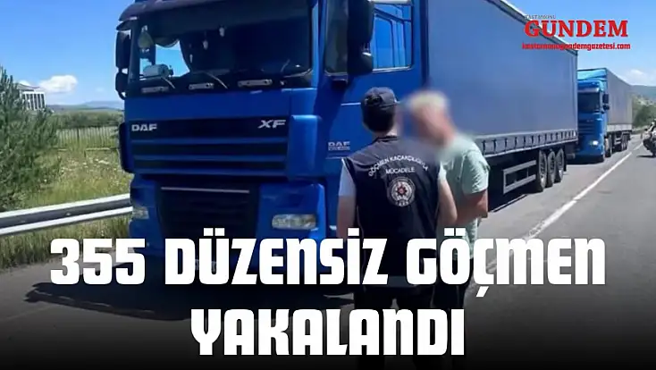 355 Düzensiz Göçmen Yakalandı