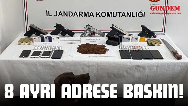 8 Ayrı Adrese Baskın!