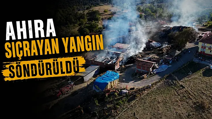Ahıra Sıçrayan Yangın Söndürüldü