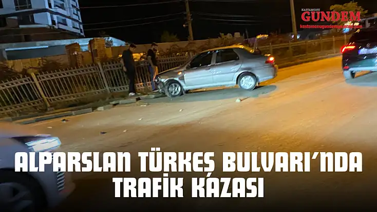 Alparslan Türkeş Bulvarı’nda Trafik Kazası