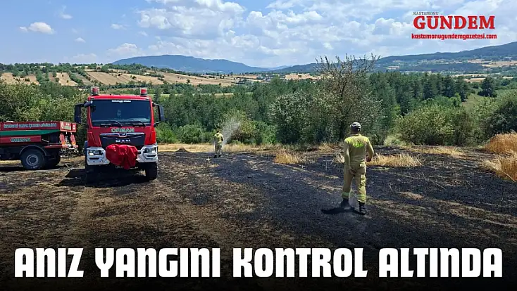 Anız Yangını Kontrol Altında