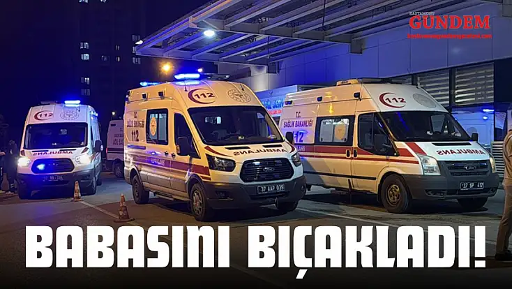 Babasını Bıçakladı!