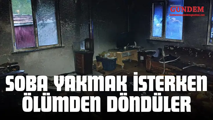 Benzinle Soba Yakmak İsterken Ölümden Döndüler: 4 Yaralı