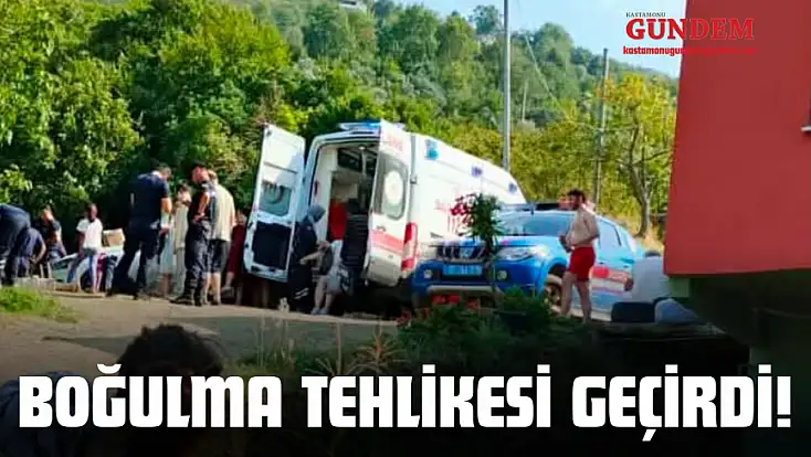 Boğulma Tehlikesi Geçirdi!