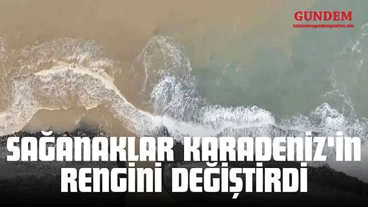 Çamurlu Su, Deniz Yüzeyinin Rengini Değiştirdi