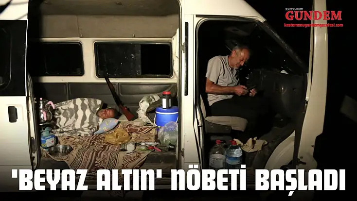 Çiftçilerin 'Beyaz Altın' Nöbeti Başladı