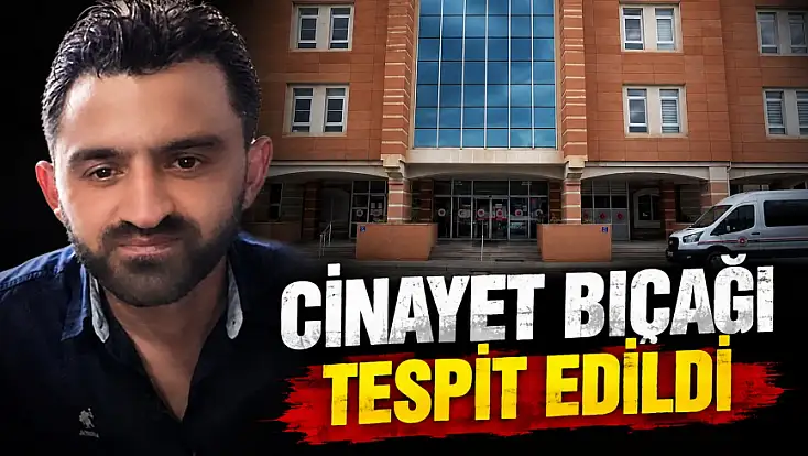 Cinayet Bıçağı Tespit Edildi