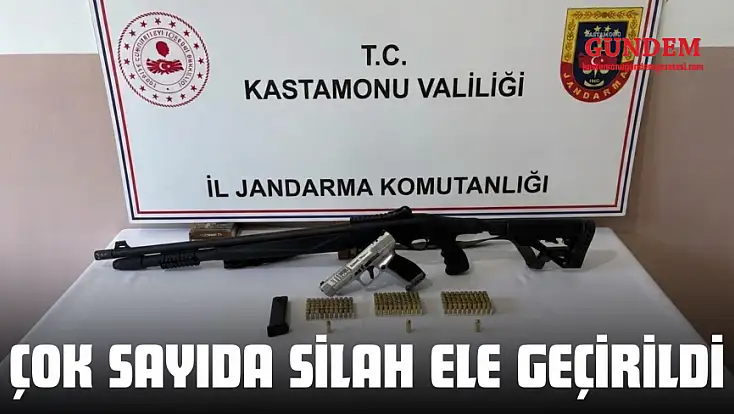 Çok Sayıda Silah Ele Geçirildi