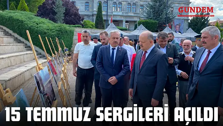 Cumhuriyet Meydanı’nda 15 Temmuz Sergileri Açıldı