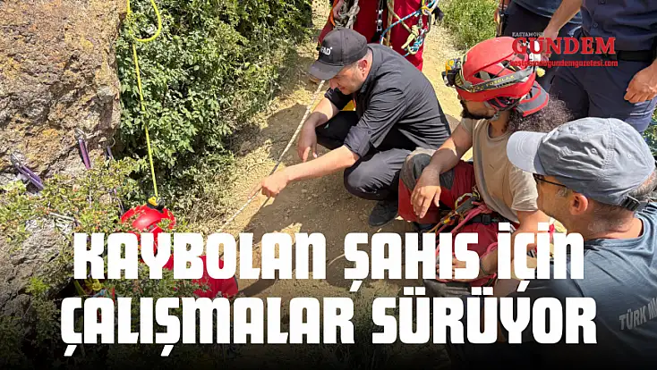 Define Ararken Kaybolan Şahıs İçin Çalışmalar Sürüyor