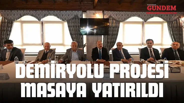 Demiryolu Projesi Masaya Yatırıldı